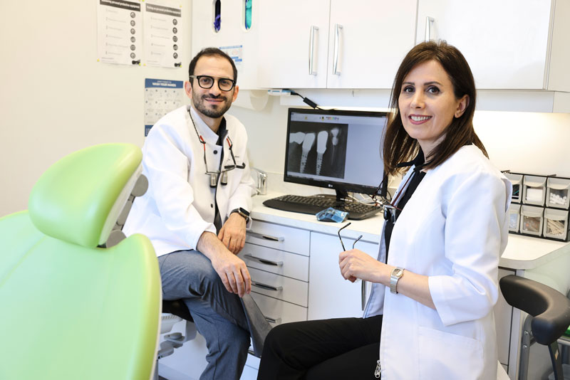 Dr. Neda Kadivar and Dr. Mehdi Adibrad — trusted dentists in Thornhill at MiNa Family Dentistry