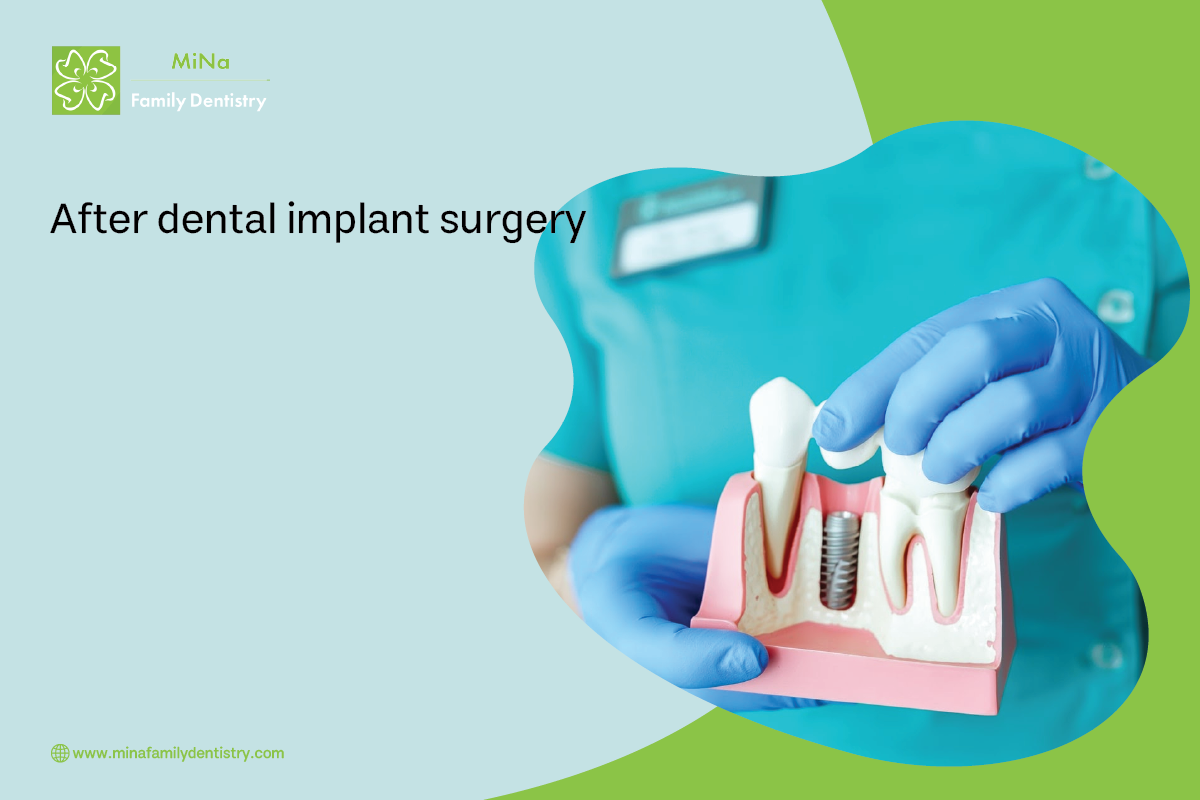 Dental surgery preparation and procedure at MiNa Family Dentistry Thornhill