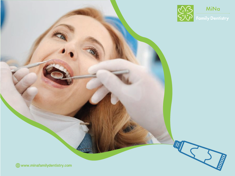 Patient reviewing smile makeover results at MiNa Family Dentistry Thornhill