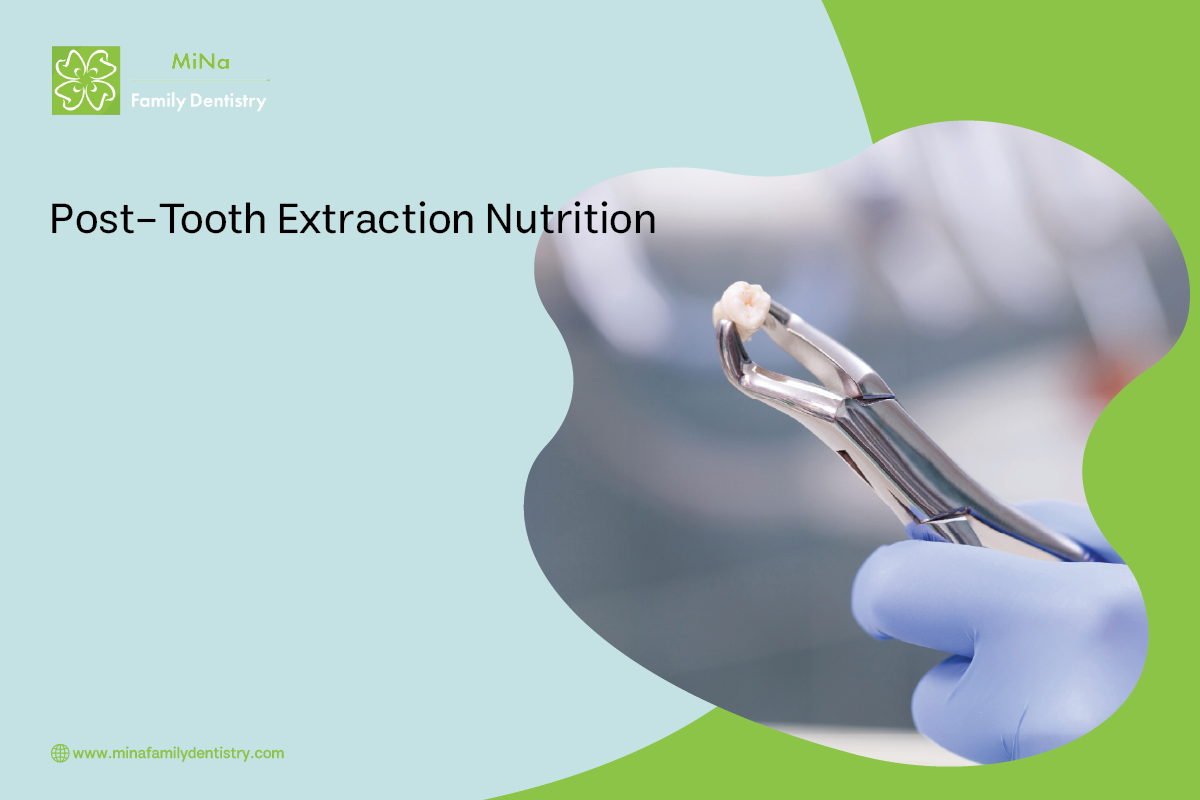 Soft, nutritious foods recommended after tooth extraction surgery